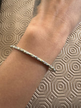 Load image into Gallery viewer, Love Manifesting Intention glitter Bangle Beaded Handmade 5.8cm Diameter
