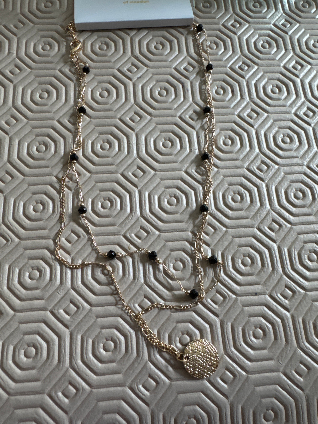 Double necklace For Stamina, Increasing Energy & Mood, Feeling Awake, Better Brain Function & Focus clasp closure