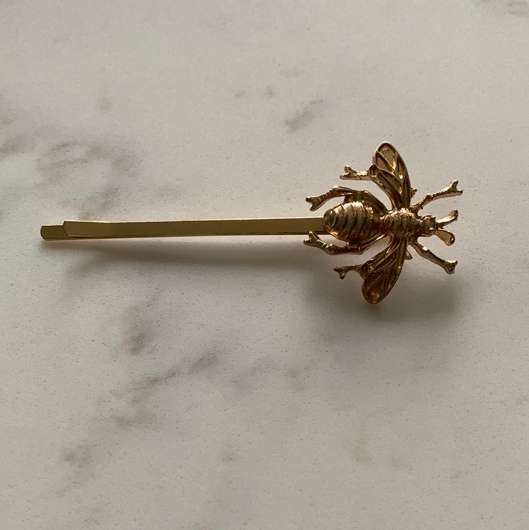 Twin Flame Intention Hair Bobby Pin Hair Grip Bee Ornament for Love, Divine Masculine, Feminine Relationship Balanced Connection