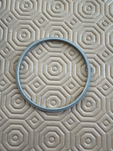 Load image into Gallery viewer, Make a wish Manifest Your Wish Tie Intention grey and silver bangle to manifest your wish
