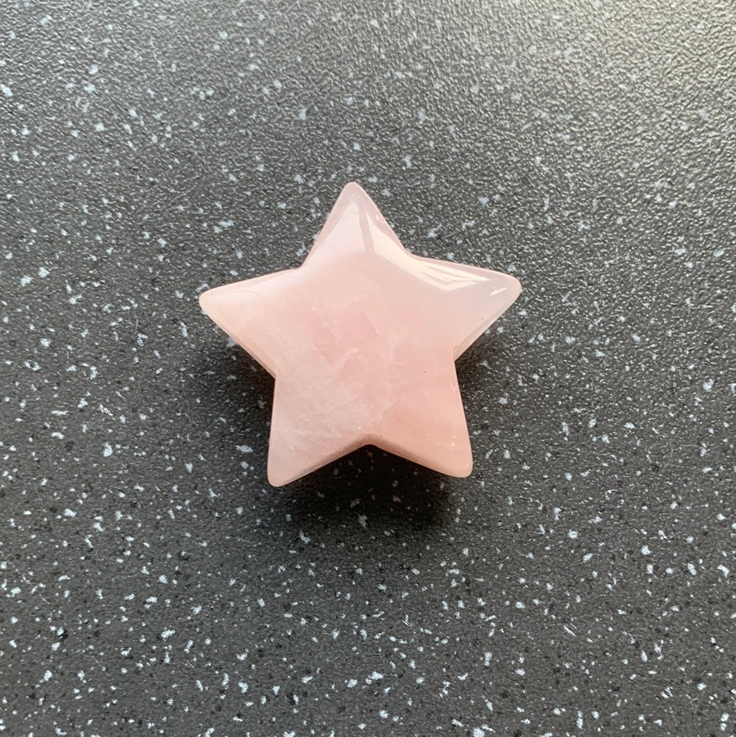 Twin Flame Rose Quartz Star Crystal for Manifesting Divine Masculine Divine Feminine Relationship