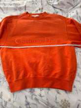 Load image into Gallery viewer, Make A Wish Sweatshirt Christian Dior Orange Sweater Wear for making your wish come true
