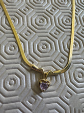 Load image into Gallery viewer, Manifest Love, Commitment &amp; Intimacy Intention Manifesting Heart Love Life Boosting Necklace
