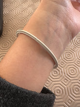Load image into Gallery viewer, Soulmate Intention bangle 5.8cm diameter for Marriage, True Love &amp; longterm Happiness matte white

