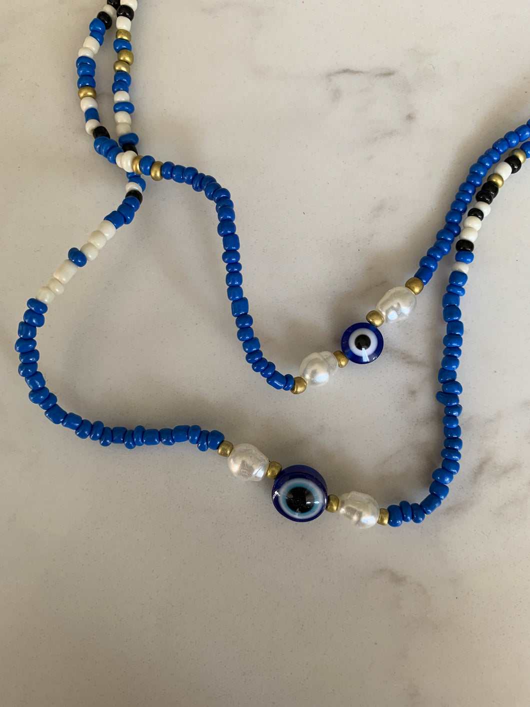 *powerful* Evil Eye Intention Chain Necklace for Manifesting Your Wishes & Getting Rid of Negativity Dainty Delicate Intention Jewellery Clasp Closure