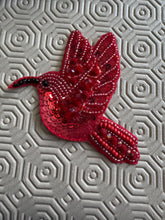 Load image into Gallery viewer, Get Married SOON Intention Embroidered Red Bird Patch to Manifest Marriage &amp; Commitment Soon
