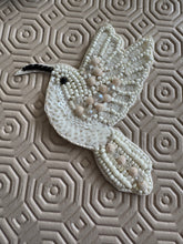 Load image into Gallery viewer, POWERFUL Detachment, Peace and Harmony embroidery intention white bird
