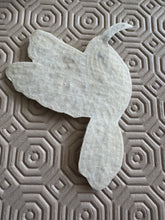 Load image into Gallery viewer, POWERFUL Detachment, Peace and Harmony embroidery intention white bird
