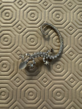 Load image into Gallery viewer, Powerful PROTECTION Lizard Earring Silver For absorbing negative energy, evil eye protection, magic protection and attacks
