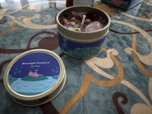 Load image into Gallery viewer, Twin Flame Intention Candle with Rose Quartz Crystal for Manifesting True Love, Commitment, Longterm Union Divine Masculine and Feminine Union, Joy 60ml
