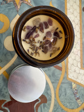 Load image into Gallery viewer, Evil Eye &amp; Protection Intention Lavender and eucalyptus Candle for Manifesting for Warding Away Negativity, Bad Energy, Spells &amp; Psychic Attacks 100g
