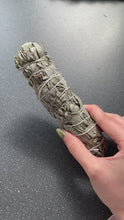 Load and play video in Gallery viewer, Sage Smudge Stick for Cleansing For Happiness, Warding Off Negativity, Good Health, Grounding, Protection for You &amp; Your Space
