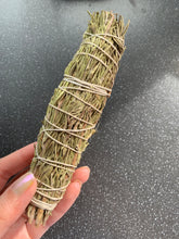 Load image into Gallery viewer, Black Magic &amp; Evil Eye Protection Rosemary Sage Smudge Stick for Protection Against Hexes, Curses, Spells, Voodoo
