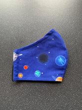 Load image into Gallery viewer, Planets Solar System Cotton Face mask with Elastic &amp; Lined
