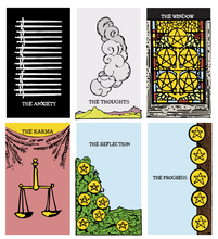 Load image into Gallery viewer, Moonlight Guidance Oracle 52 Cards Deck PRINTABLE Download

