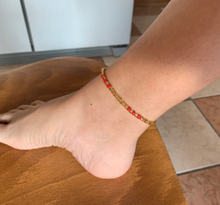 Load image into Gallery viewer, Get Your Ex Back Intention Manifesting Tie Anklet
