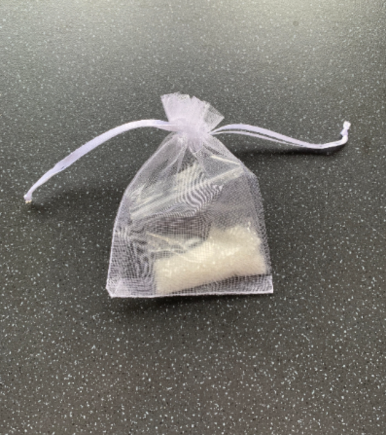 Remove Love Blockages Intention Manifesting Pouch with Salt to Cleanse and Heal Connections