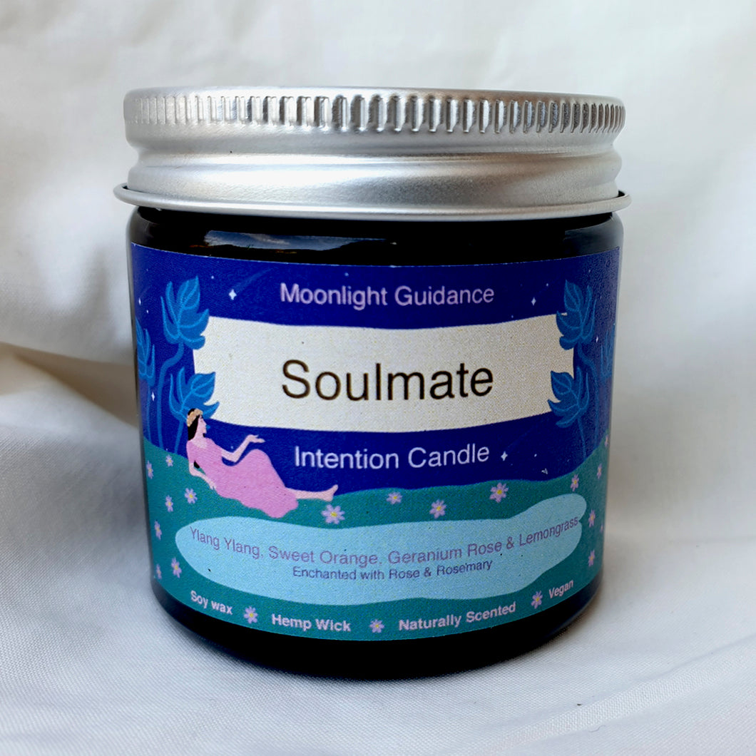 Soulmate Intention Candle for Manifesting Soulmate Love, Union, Longterm Happiness 60ml