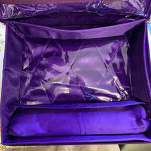 Load image into Gallery viewer, Royal Purple Jewellery Zip Up Organiser Perfect for Jewellery Storage Fabric Material Waterproof Packing Cube
