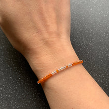 Load image into Gallery viewer, Sacral Chakra Passion &amp; Intimacy Intention Tie Orange Bracelet for Desire, Pleasure, Passion and Connection In Life
