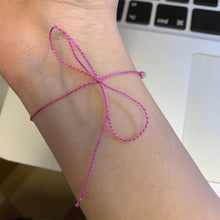 Load image into Gallery viewer, Make Them Think Of You 24/7 Spiritually Charged Fuschia Pink Intention Bracelet
