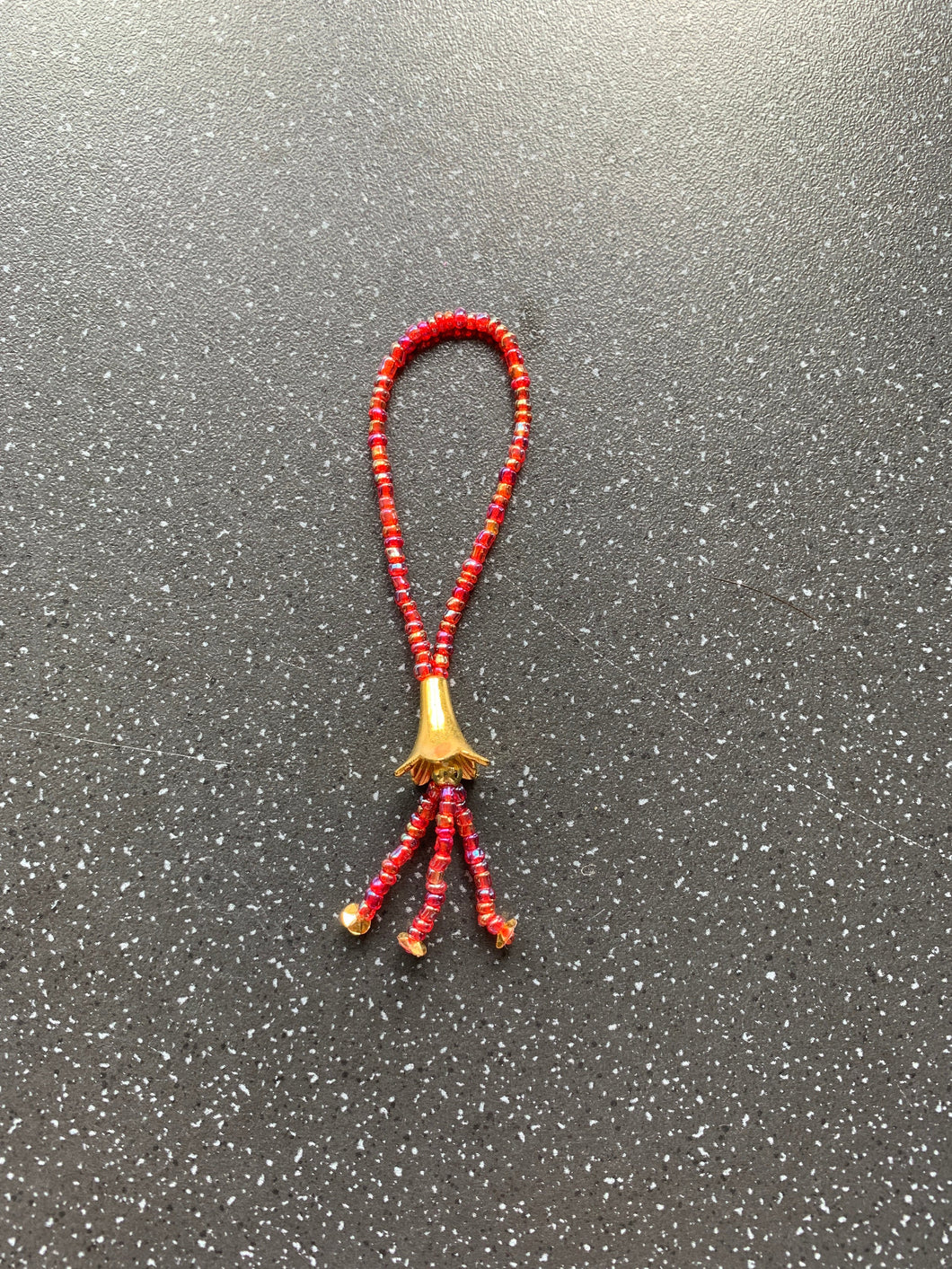Prayer Beads 108 Hanging Charm Mini Mala Necklace Handmade Red Gold Saged Spiritual Religious Meditation beads Mala Bohemian Jewellery Yoga
