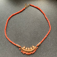 Load image into Gallery viewer, Protection &amp; Chakra Healing White Orange Gold Intention Necklace
