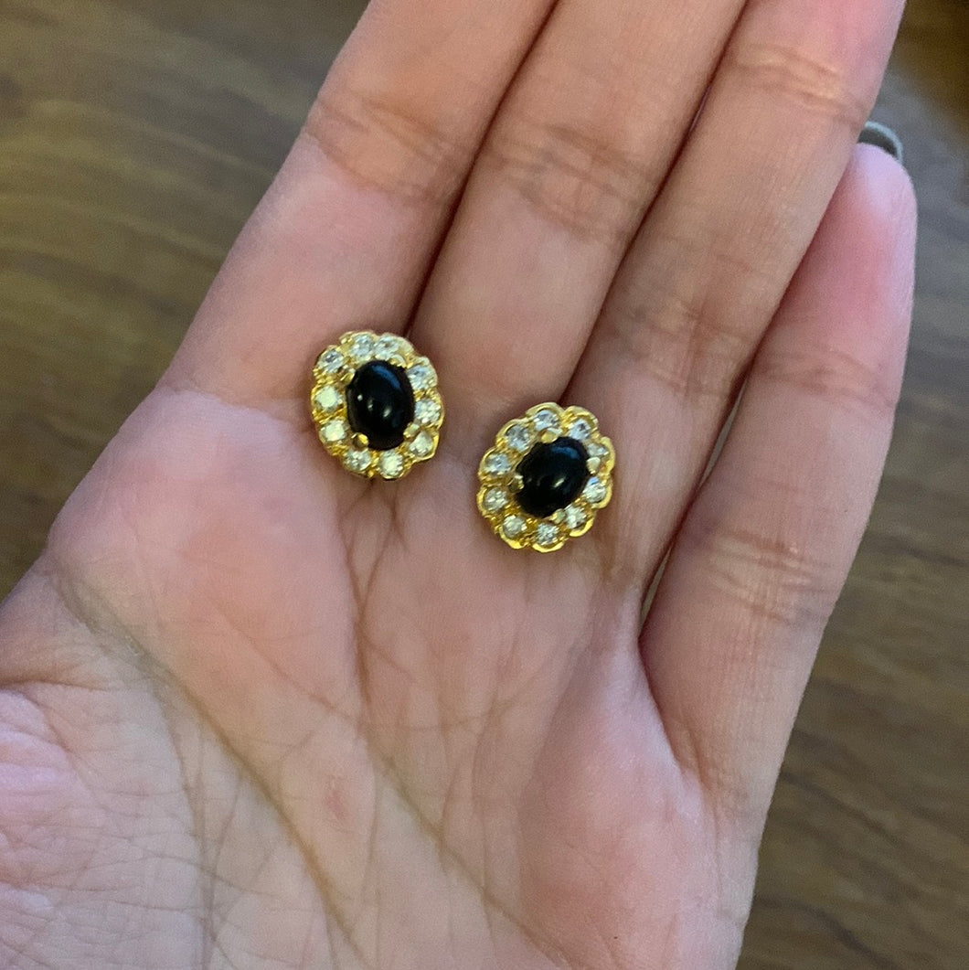 Black crystal earrings Earrings to Raise Your Vibrational Energy