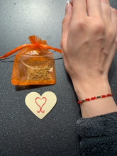 Load image into Gallery viewer, Love and Commitment Manifesting BUNDLE (Tie Bracelet, Pouch and Intention Card)
